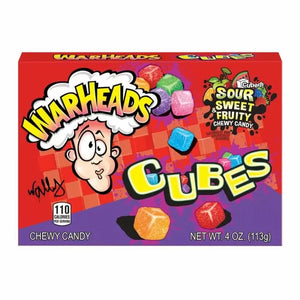 Warheads Theatre Box Chewy Cubes 4oz