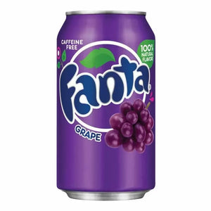 Fanta Grape Soda Cans 355ml