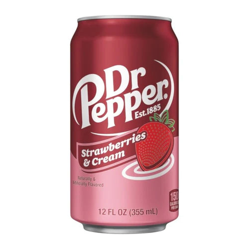 Dr Pepper Strawberries & Cream Soda Can