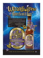 Load image into Gallery viewer, Wizard&#39;s Brew Butterscotch Flavoured Soda
